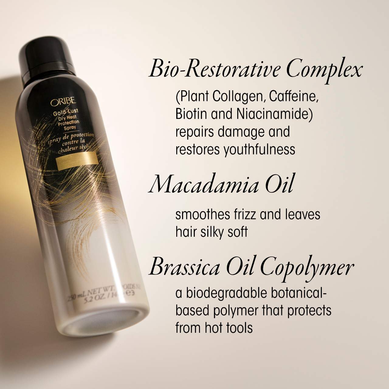 Gold Lust Dry Heat Protection Spray